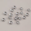 Copper Electroplated Round Bead Diy Loose Bead Accessories For Plugging Nail Crystal Pearl Hole