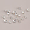 Copper Electroplated Round Bead Diy Loose Bead Accessories For Plugging Nail Crystal Pearl Hole