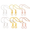 Copper Electroplated Silver Ear Hook With Bead Diy Accessories
