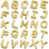 Copper Electroplated Simple Letter Balloon Pendant Bracelet Necklace