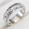 Copper Electroplated Suspended Carved Rose Flower Ring For Women