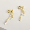 Copper Electroplated Versatile Fat Bow Long Pendant Handmade Jewelry Accessories