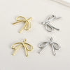 Copper Electroplated Versatile Fat Bow Long Pendant Handmade Jewelry Accessories