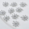 Copper Electroplated Zircon Daisy Flower Pendant Bracelet Necklace Accessories