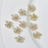 Copper Electroplated Zircon Daisy Flower Pendant Bracelet Necklace Accessories