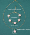 Copper Elegant Flower Jewelry Set