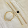 Copper Elegant Four Leaf Clover Bracelets