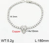 Copper Elegant Heart Shape Butterfly Bracelets