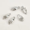 Copper Eyes Palm Pendant Electroplated Jewelry Accessories Material For Diy Bracelet Necklace Earring