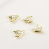 Copper Fishtail Conch Shell Pendant Electroplated Jewelry Accessories For Diy Bracelet Necklace Earring
