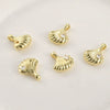 Copper Fishtail Conch Shell Pendant Electroplated Jewelry Accessories For Diy Bracelet Necklace Earring