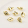 Copper Fishtail Conch Shell Pendant Electroplated Jewelry Accessories For Diy Bracelet Necklace Earring