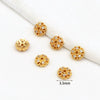 Copper Flower Holder Bracelet Accessories Electroplated Micropaved Zircon Beading Material