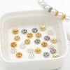 Copper Flower Holder Bracelet Accessories Electroplated Micropaved Zircon Beading Material