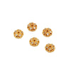 Copper Flower Holder Bracelet Accessories Electroplated Micropaved Zircon Beading Material