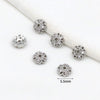 Copper Flower Holder Bracelet Accessories Electroplated Micropaved Zircon Beading Material