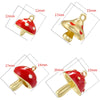 Copper Fruit Shaped Oil Dripping Jewelry Pendant For Women's Handmade Bracelet Or Necklace