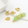 Copper Gear Pendant Ring Beaded Bracelet Necklace Accessories Diy Handmade Electroplated