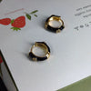 Copper Geometric Dripping Oil Enamel Hoop Drop Earrings With Simple Fashion Design For Women And Men