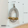 Copper Geometric Heart Fashion Jewelry Accessories With Electroplating For Women