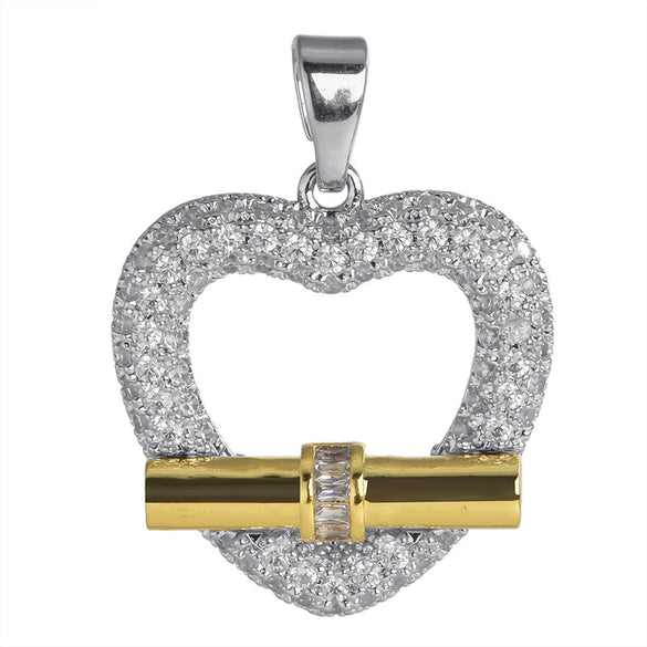 Copper Geometric Heart Fashion Jewelry Accessories With Electroplating For Women