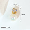 Copper Geometric Micropaved Jewelry Accessories Pendant For Women