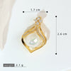 Copper Geometric Micropaved Jewelry Accessories Pendant For Women