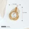 Copper Geometric Micropaved Jewelry Accessories Pendant For Women