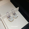 Copper Geometric Pearl Set Women's Earrings With Highend Feel