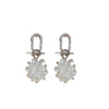 Copper Geometric Pearl Set Women's Earrings With Highend Feel