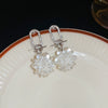 Copper Geometric Pearl Set Women's Earrings With Highend Feel