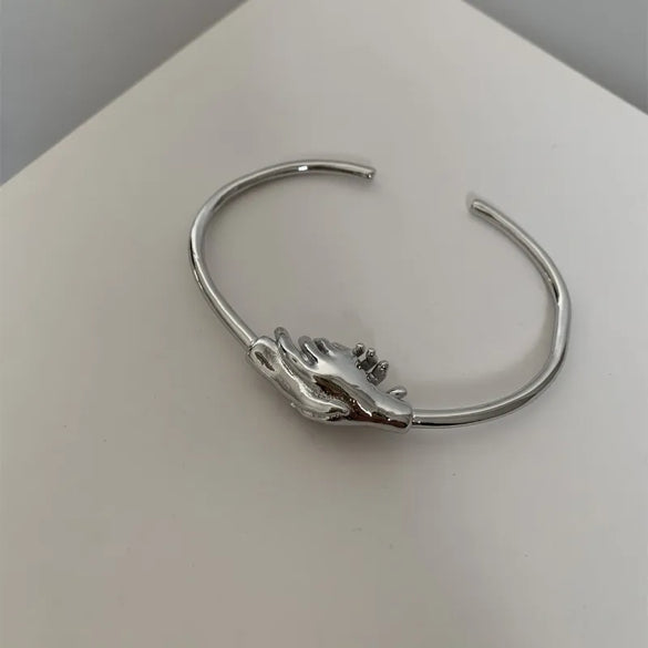 Copper Gold Plated Silver Plated Casual Simple Style Commute Polishing Hand Bangle