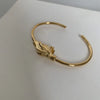 Copper Gold Plated Silver Plated Casual Simple Style Commute Polishing Hand Bangle