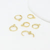 Copper Goldplated Handmade Circle Earring Accessories