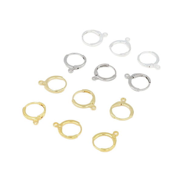Copper Goldplated Handmade Circle Earring Accessories