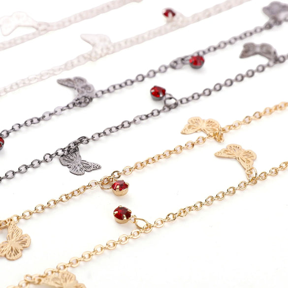 Copper Handmade Jewelry Materials Butterfly Tail Chain For Clavicle Chain Bracelet Necklace