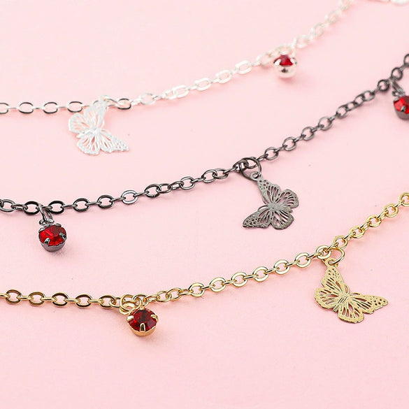 Copper Handmade Jewelry Materials Butterfly Tail Chain For Clavicle Chain Bracelet Necklace
