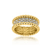 Copper IG Style Simple Style Inlay Geometric Zircon Rings