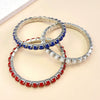 Copper Inlaid Resin Diamond Elastic Bracelet Unisex Diamond Design
