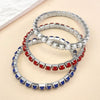 Copper Inlaid Resin Diamond Elastic Bracelet Unisex Diamond Design