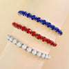 Copper Inlaid Resin Diamond Elastic Bracelet Unisex Diamond Design