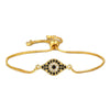 Copper Inlaid Zircon Electroplated Evil Eye And Heart World Tree Bracelet For Women And Unisex