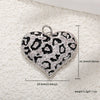 Copper Inlaid Zircon Heartshaped Love Necklace Pendant And Diy Bracelet Accessories With Sweet Style