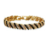 Copper Inlaid Zircon Snake Leopard Star Shaped Heart Geometric Personalized Hiphop Dripping Oil Bracelet For Women