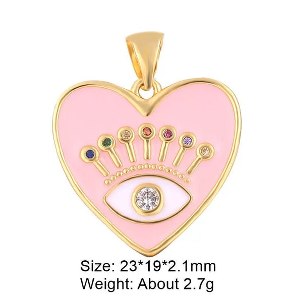 Copper Inlaid Zircon Totem Jewelry Accessories With Electroplating Earrings Necklace Bracelet Anklet Keychain