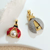 Copper Insect Microinlaid Electroplated Necklace Pendant Earrings Bracelet Accessories