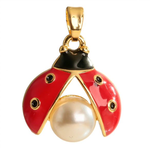 Copper Insect Microinlaid Electroplated Necklace Pendant Earrings Bracelet Accessories