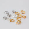 Copper Jewelry Accessories Electroplated Color Preserving Ring Buckle Bead Connector For Diy Bracelet Necklace