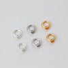 Copper Jewelry Accessories Electroplated Color Preserving Ring Buckle Bead Connector For Diy Bracelet Necklace