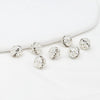 Copper Jewelry Accessories Electroplated Microinlaid Rhinestones Loose Beads Geometric Style